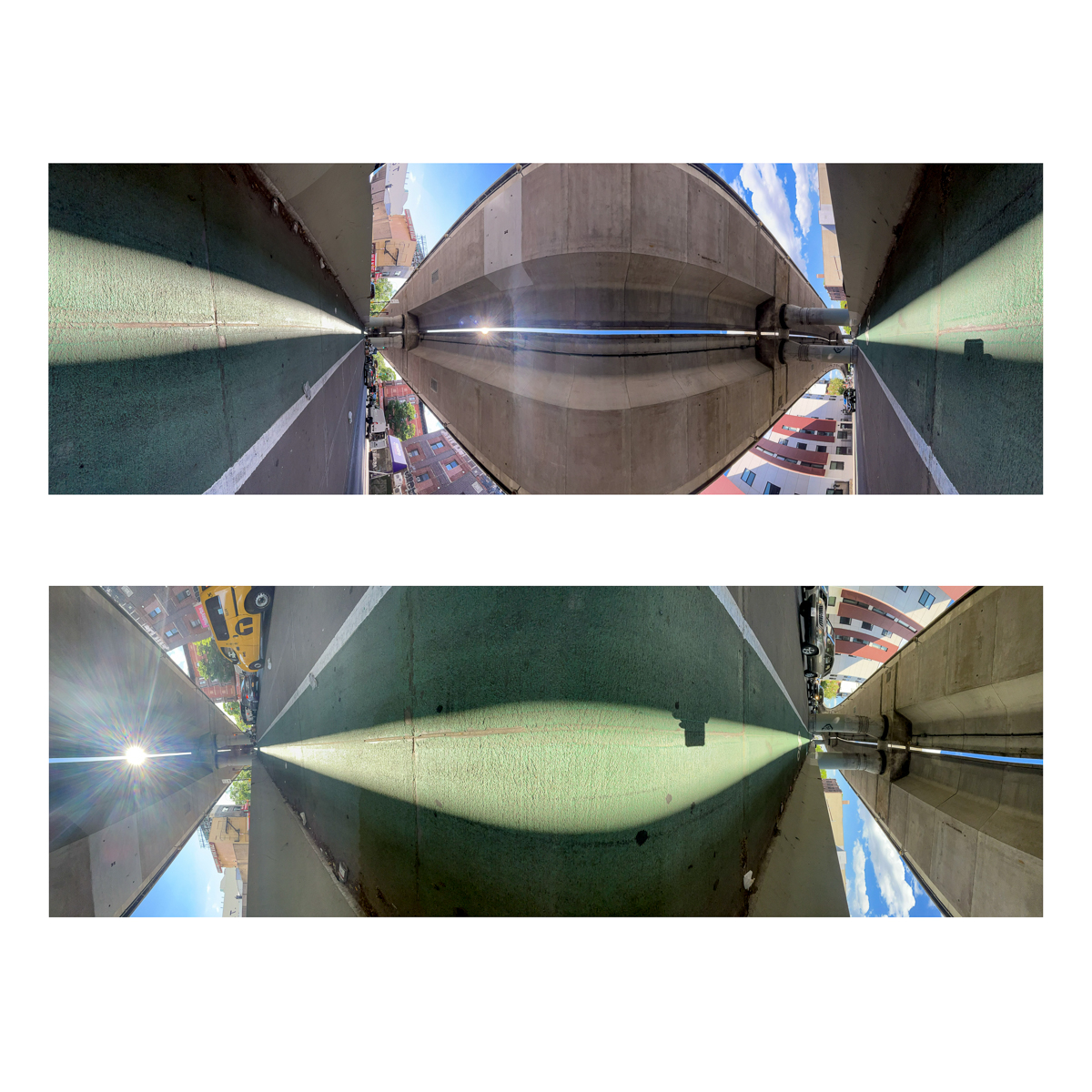 270° Phases: Upstream/Downstream<br>under Williamsburg Bridge/BQE Connector, Brooklyn - 2024
