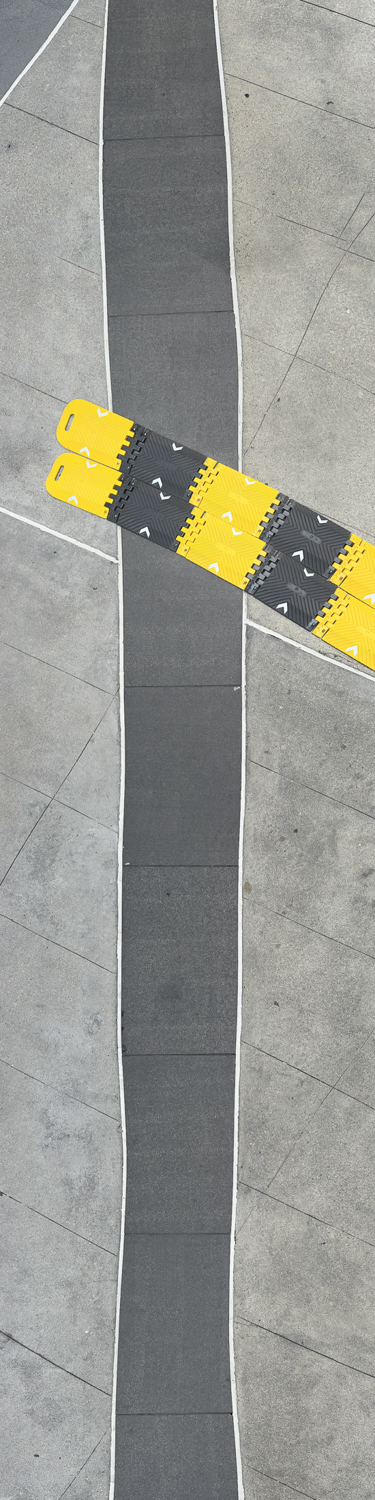 Sidewalk Encounter Hudson Yards